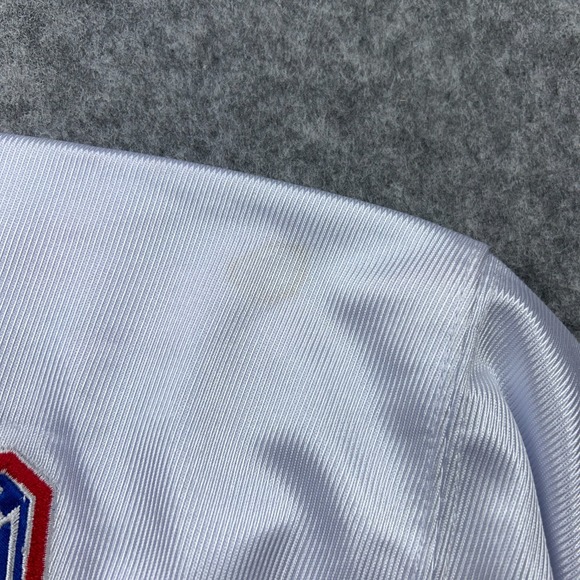 VTG Buffalo Bills Jersey Men 54 White Jim Kelly Mitchell Ness Super Bowl NFL NEW - Picture 11 of 16